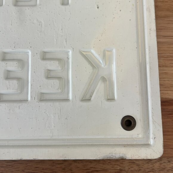 Vintage Work Sign Unauthorized Persons Keep Out Man Cave Garage Industrial Shop - Picture 3 of 5